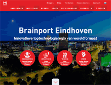 Tablet Screenshot of brainport.nl